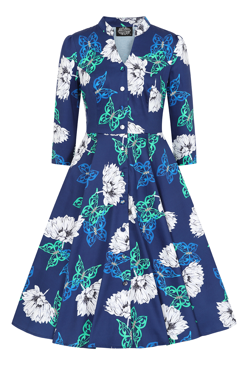 Gloria Floral Swing Dress